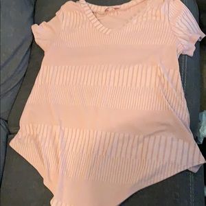 SLS pink plus size blouse